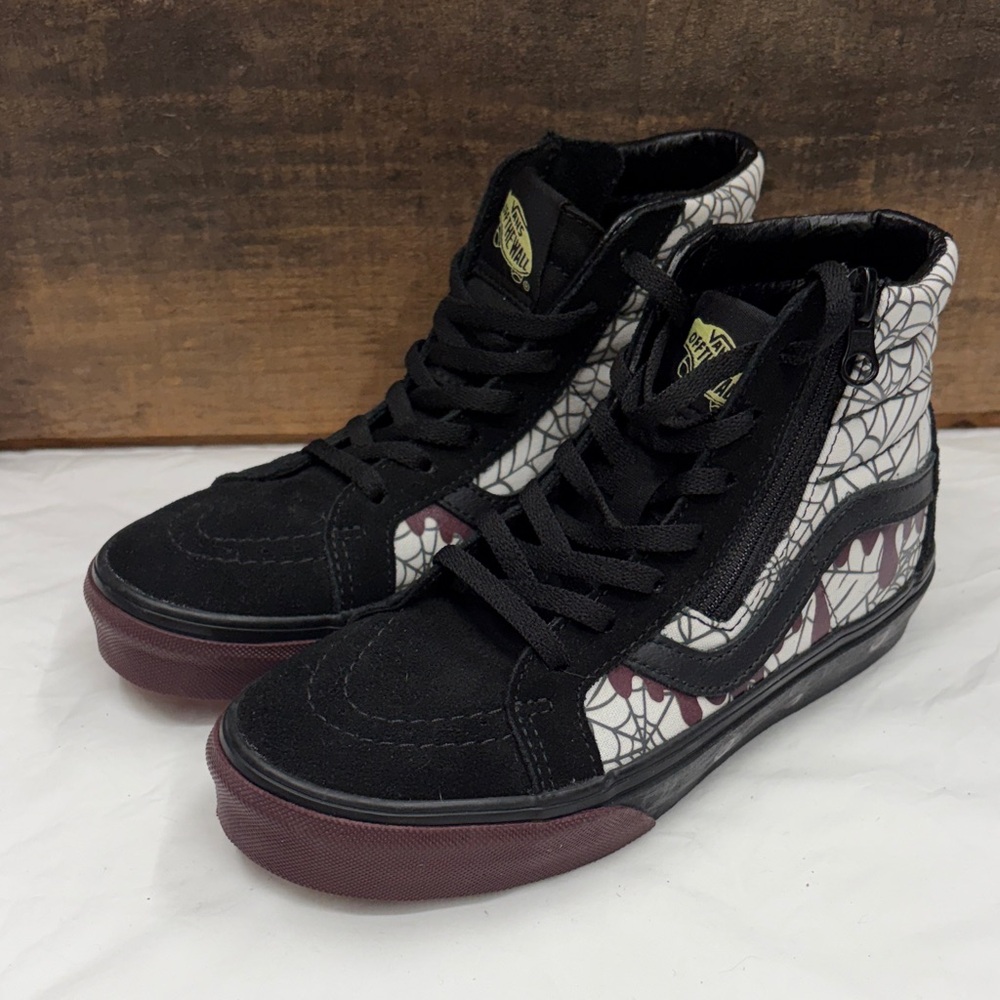 Vans Halloween Spider Web  High-Top Sneakers